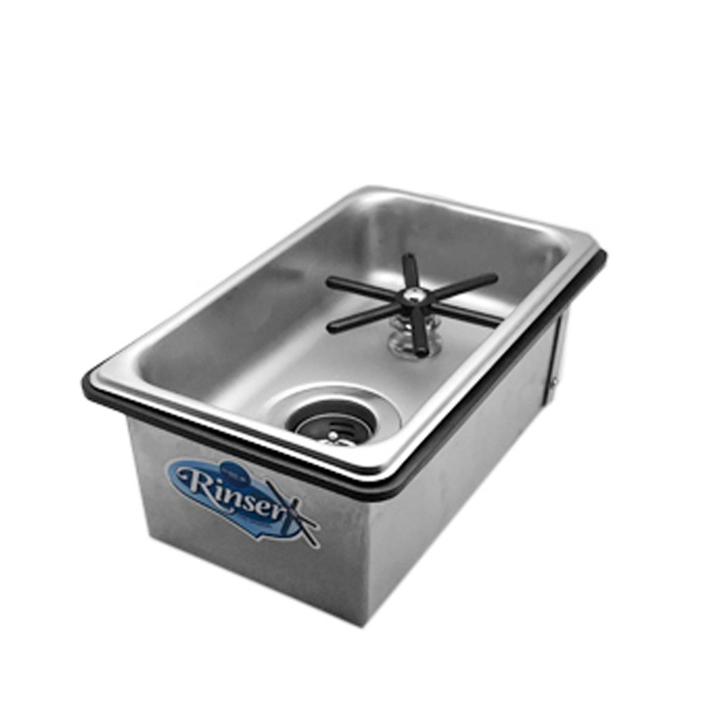 Krome Commercial Countertop Rinser - Heavy Duty Large Sink Sprayer for Restaurants, Bars & Food Service (Ideal for Washing Dishes, Glasses & Utensils)