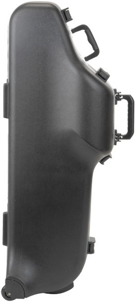 SKB Contoured Pro Universal Baritone Saxophone Case with Wheels - Durable Protection for Professional Musicians & Travel