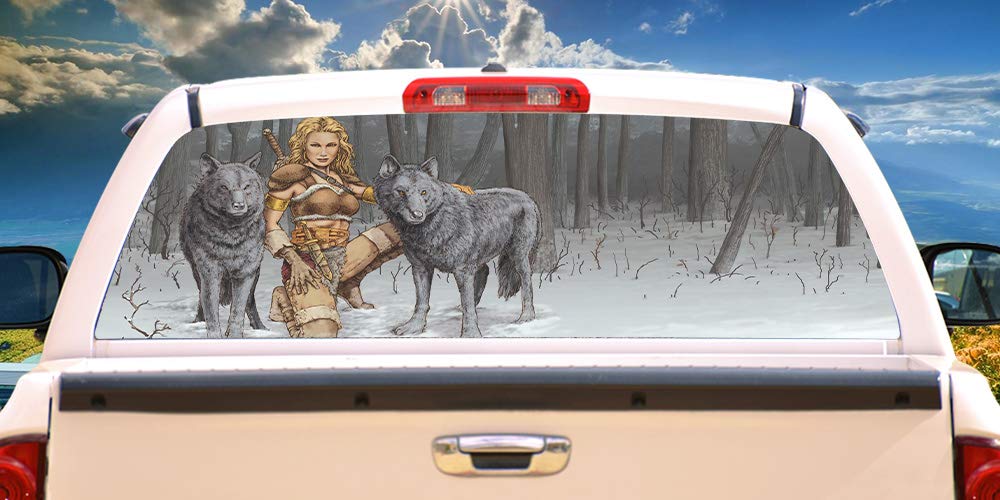 SignMission Midnight Watch Rear Window Vinyl Decal - HD Graphics for Full Size Trucks | Professional Grade Weatherproof Material | Universal Fit | Made in USA | Perfect for Off-Roading, Camping & Daily Commute