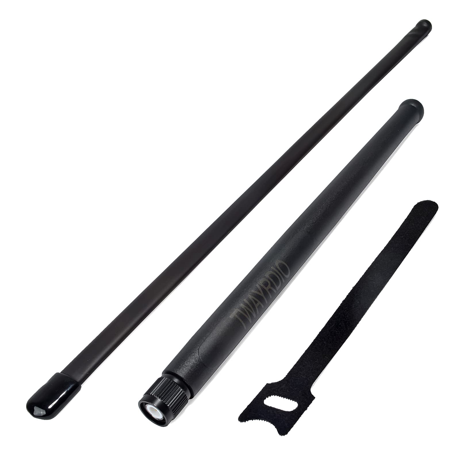 TWAYRDIO Tactical CB Antenna TNC Upgrade for President Randy & Randy II FCC Handheld CB Radio - 27MHz (TX/RX) - Enhanced Signal for Trucking, Off-Road & Emergency Communication