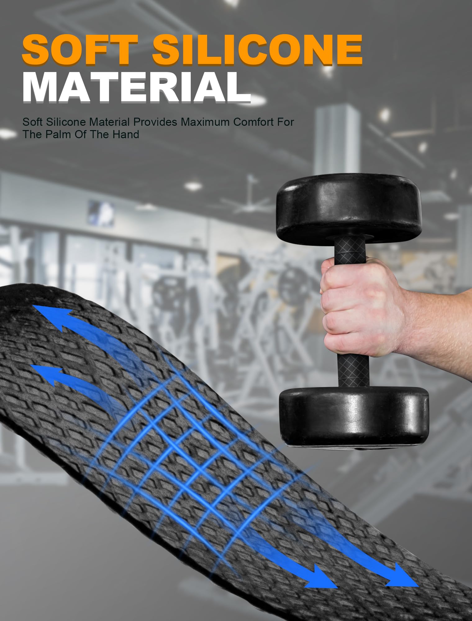 15FT Self-Fusing Silicone Grip Tape - Non-Slip Handlebar Wrap for Bikes, Paddles, Fishing Rods, Barbells & Gym Equipment | Perfect for Sports, Workouts & Outdoor Activities