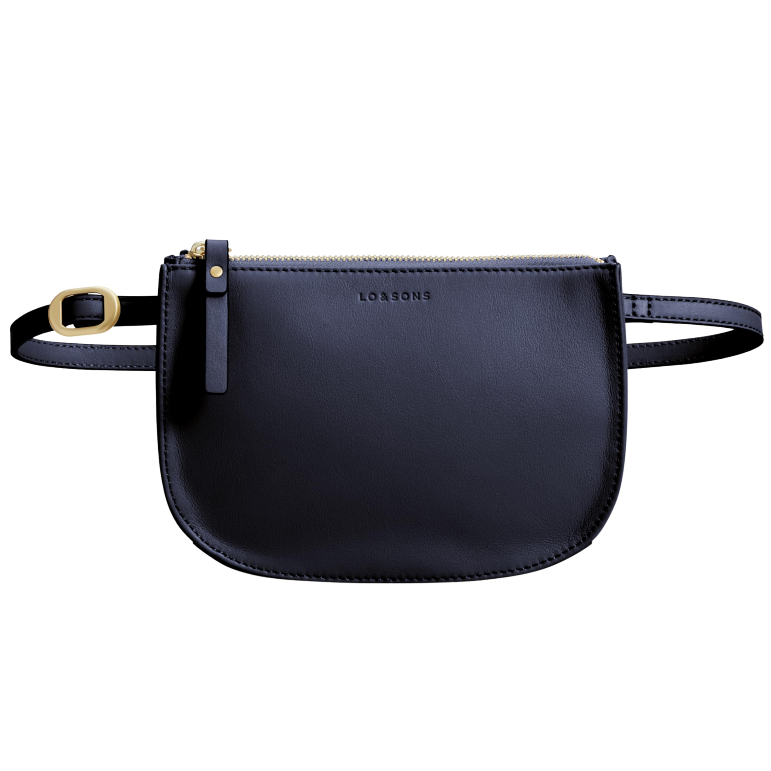 Lo & Sons Waverley 2 Crossbody Bag for Women - Premium Nappa Leather Convertible Shoulder Bag & Belt Bag with Adjustable Strap | Lightweight Smooth Leather Purse | Versatile Everyday, Weekend & Travel Handbag for Work, Shopping & Vacation