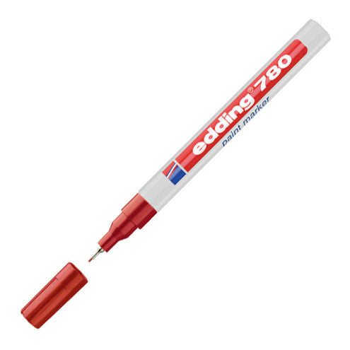 edding 780 Paint Marker Pen - Permanent, Waterproof & Quick-Drying for DIY, Crafts, Signs & Industrial Labeling