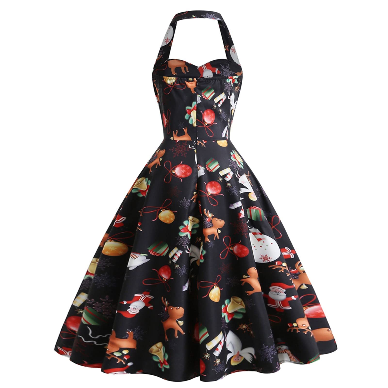 Women's Floral Mini Dress - Deep V-Neck Casual Summer Dress for Beach, Party & Date Night | Sleeveless Flowy Dress for Women