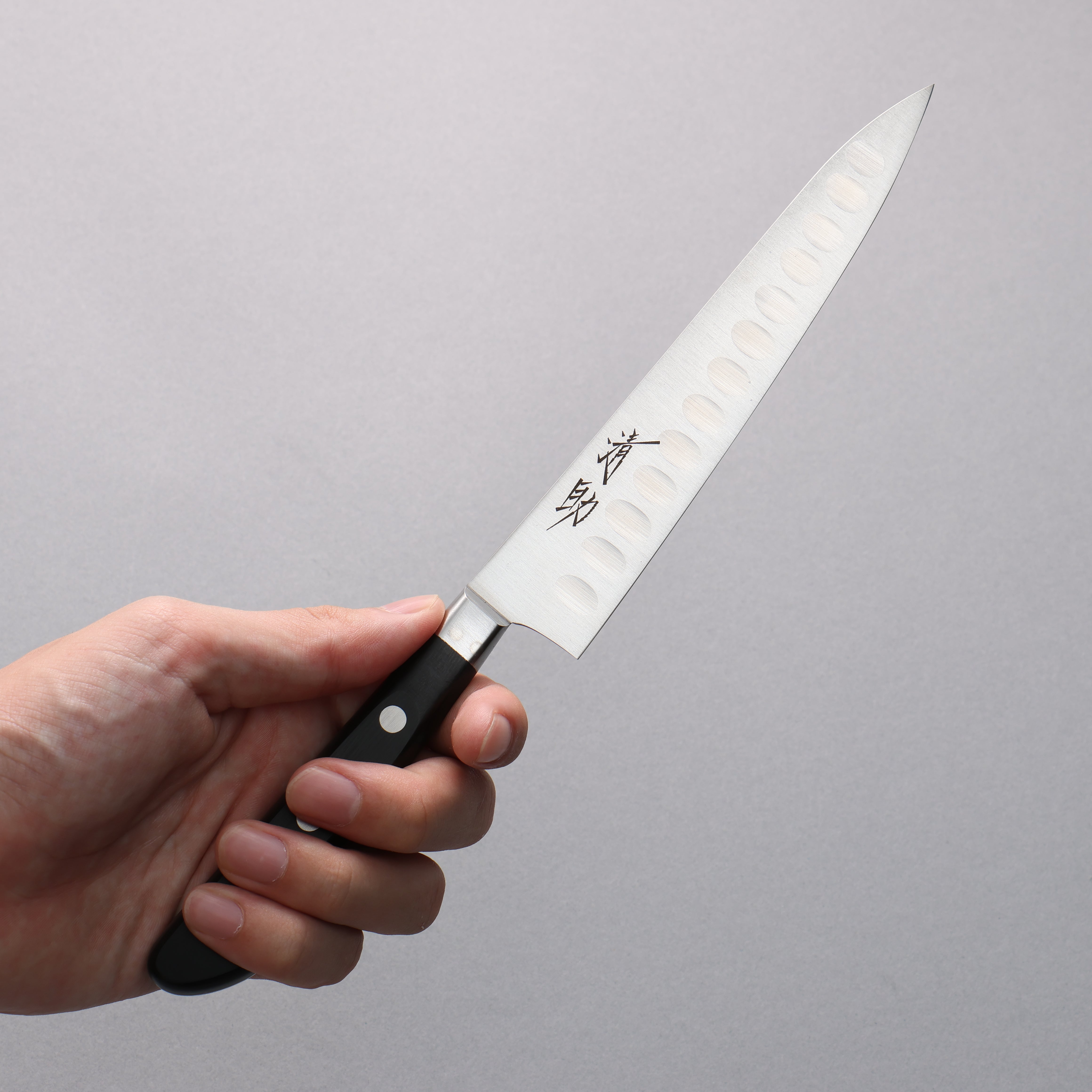 Premium Seisuke Swedish Steel Petty Utility Knife 150mm - Black Pakkawood Handle - Perfect for Slicing, Dicing & Precision Kitchen Tasks