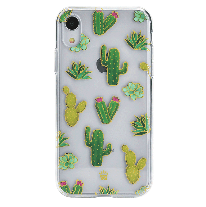 Cactus iPhone Case - Durable Protective Cover for iPhone 12/13/14/15 - Cute Succulent Design - Perfect for Outdoor, Travel & Everyday Use
