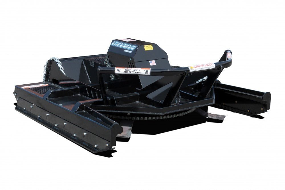 Heavy-Duty Brush Cutter - Professional Open Front Design for Tough Landscaping & Yard Maintenance - Perfect for Clearing Overgrown Vegetation, Weeds, and Dense Brush