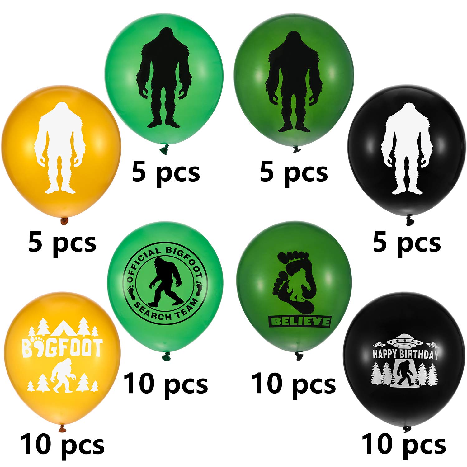 60 Pack 12 Inch Latex Balloons for Birthday Party Decorations - Believe Themed Party Supplies | Perfect for Birthday Celebrations, Baby Showers & Graduation Parties