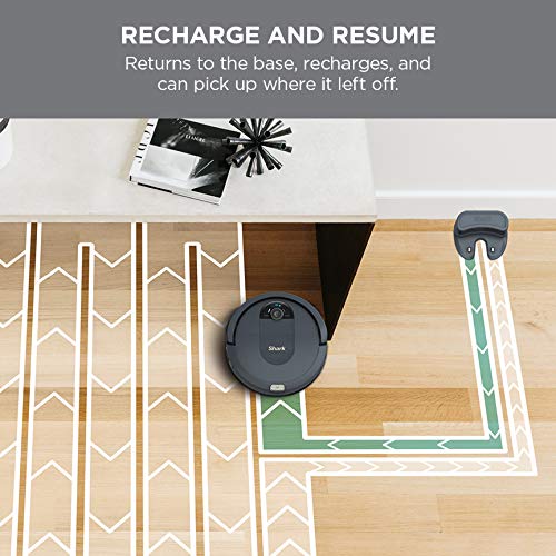 Shark IQ Robot Vacuum AV992 - Self-Emptying Wi-Fi Smart Vacuum with Powerful Suction for Pet Hair, Hard Floors & Carpets - Works with Alexa - Ideal for Homes with Pets, Daily Cleaning & Busy Households