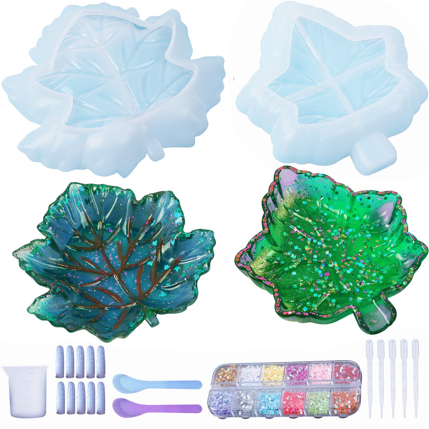 Premium Silicone Ashtray Molds for Resin Crafting - DIY Candle & Soap Making, Home Decor & Gift Projects - Perfect for Artists & Crafters