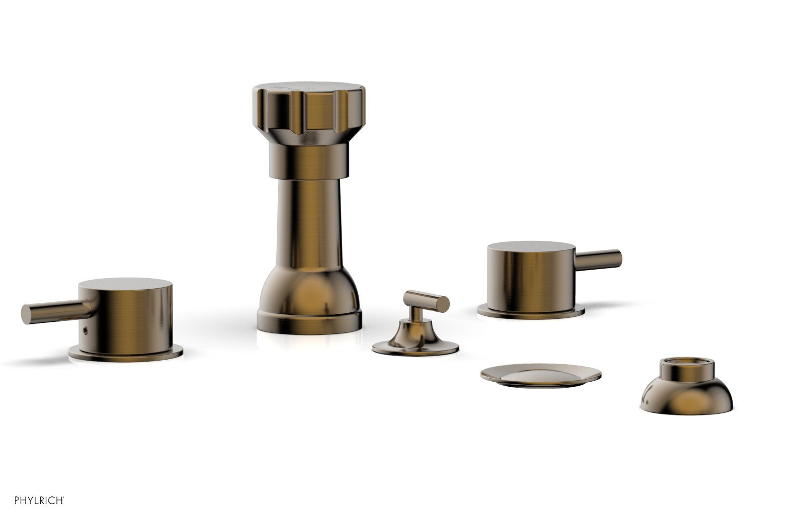 Premium BASIC II 4-Hole Bidet Faucet Set with Lever Handles - 230 63 Series - Perfect for Modern Bathroom Renovations & Hygienic Upgrades