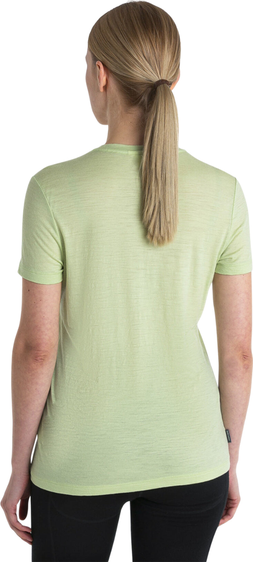 150 Tech Lite III Merino Contour Waves T-Shirt for Women - Soft Wool Blend Tee for Hiking, Yoga & Travel - Breathable & Odor-Resistant