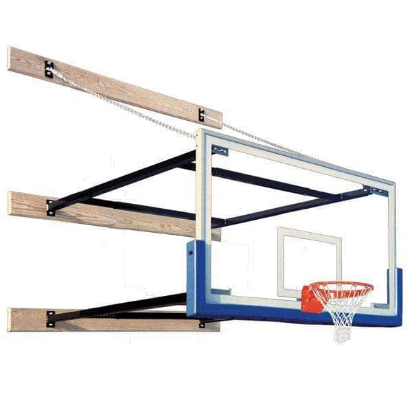 First Team SuperMount68 Adjustable Wall Mount Basketball Hoop - Indoor Basketball Goal System for Home, Gym & Playroom - Perfect for Kids & Adults Training & Fun