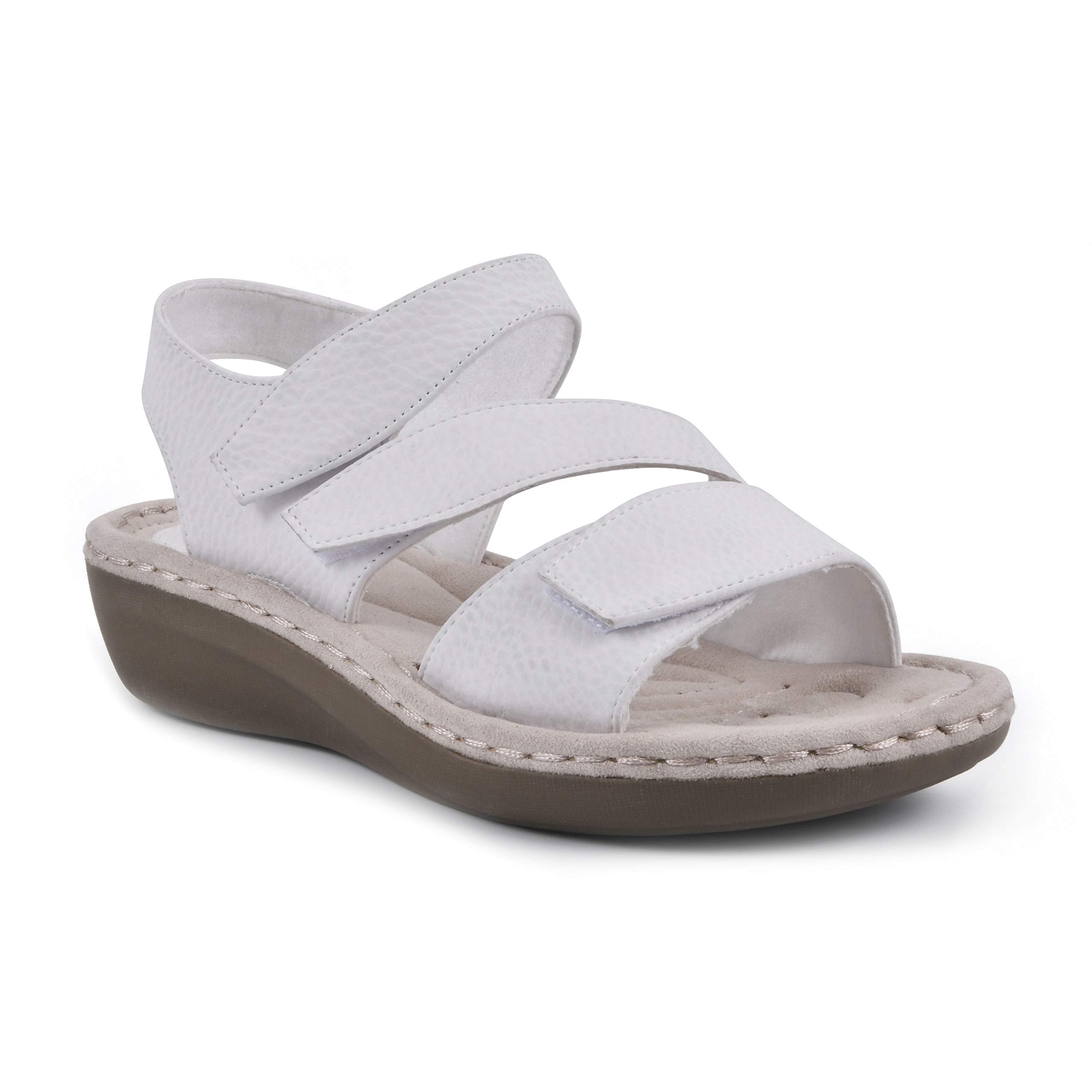 White Mountain Women's Calibre Sport Sandal - Comfortable for Walking & Travel