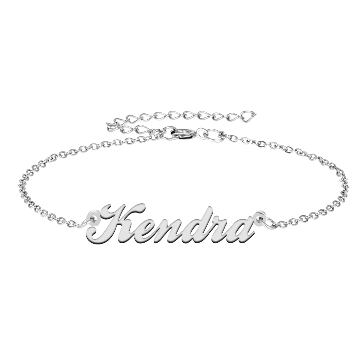 Personalized Engraved Name Bracelet for Women - Custom Charm Bracelet & Anklet - Thoughtful Gift for Mom, Wife, Daughter - Perfect for Birthdays, Anniversaries & Mother's Day