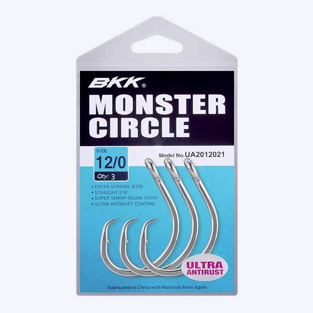 BKK Monster Circle Hooks - Premium Saltwater Fishing Hooks for Big Game Fish - Perfect for Offshore, Deep Sea, and Sport Fishing Adventures