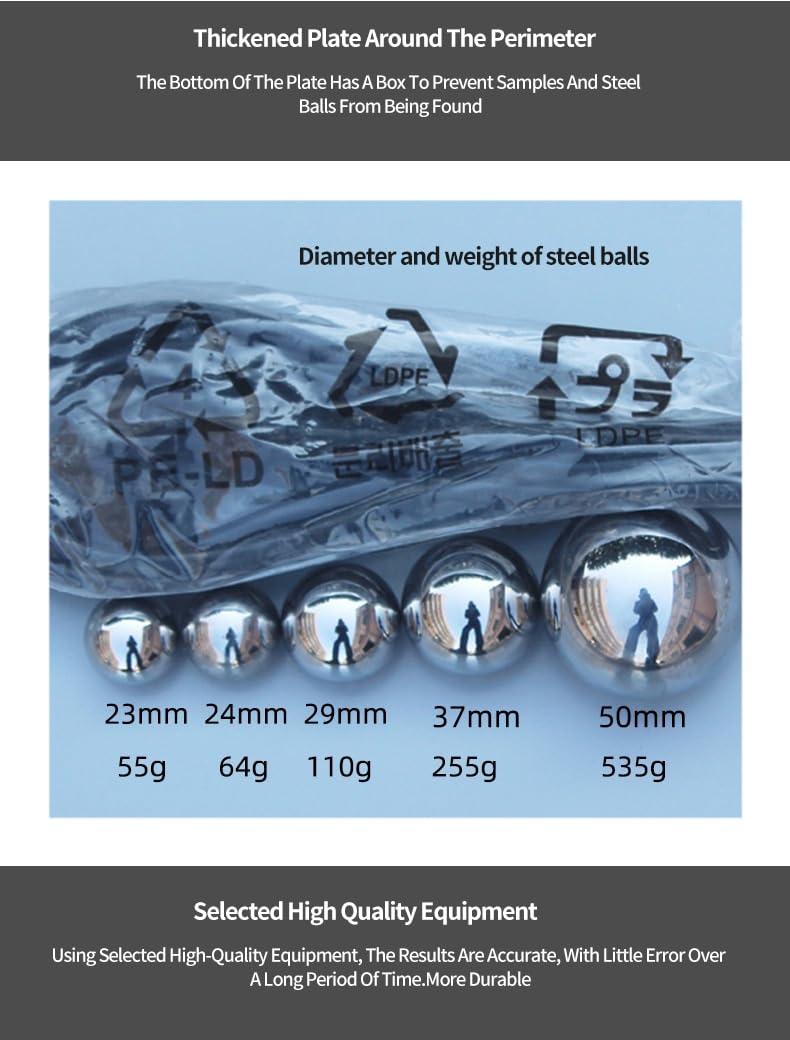 Linear Motion Ball Drop Impact Tester - 2m Height with 5 Steel Balls | ASTM/ISO Compliant Lab Equipment for Packaging, Automotive & Electronics Impact Testing