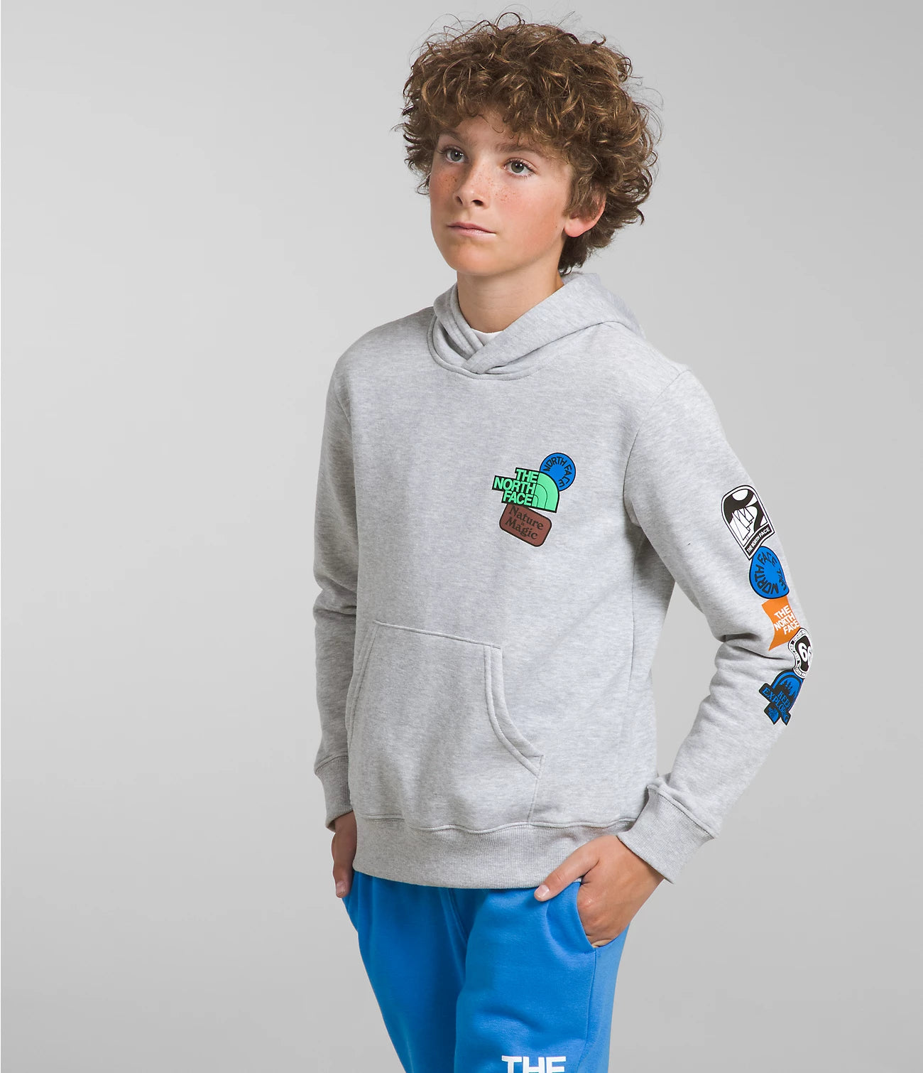 Boys' Camp Fleece Pullover Hoodie - Cozy Winter Wear for Outdoor Activities & Casual Style | NF0A82SW