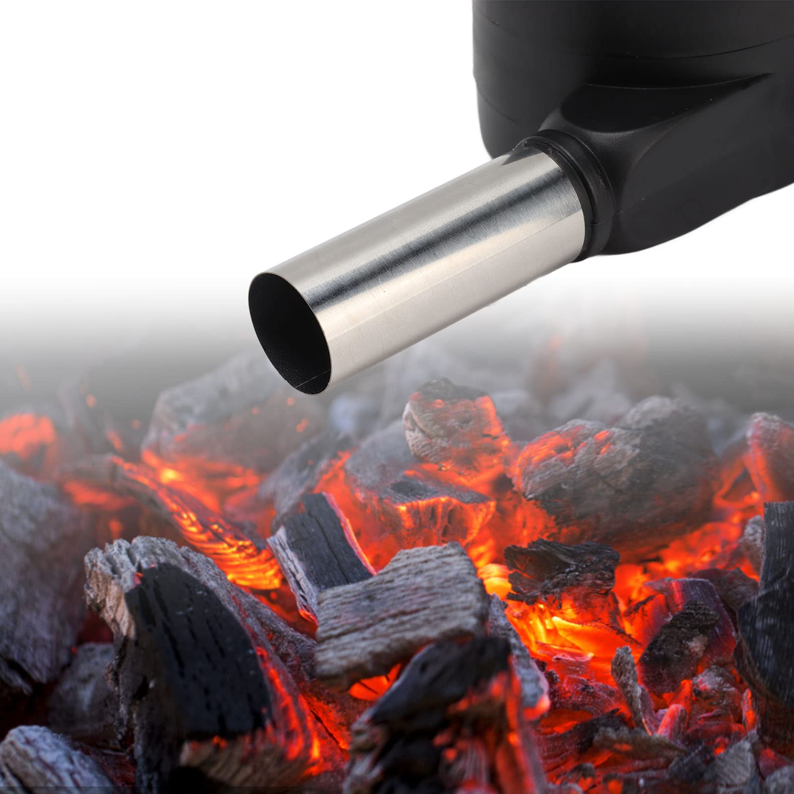 Hand Crank BBQ Fan - Portable Fireplace Bellows & Mini Blower for Camping, Bonfire, Grill - Multi-Purpose Outdoor Cooking Tool for Faster Fire Starting & Charcoal Ignition (Perfect for Backyard BBQ, Picnic & Survival Gear)