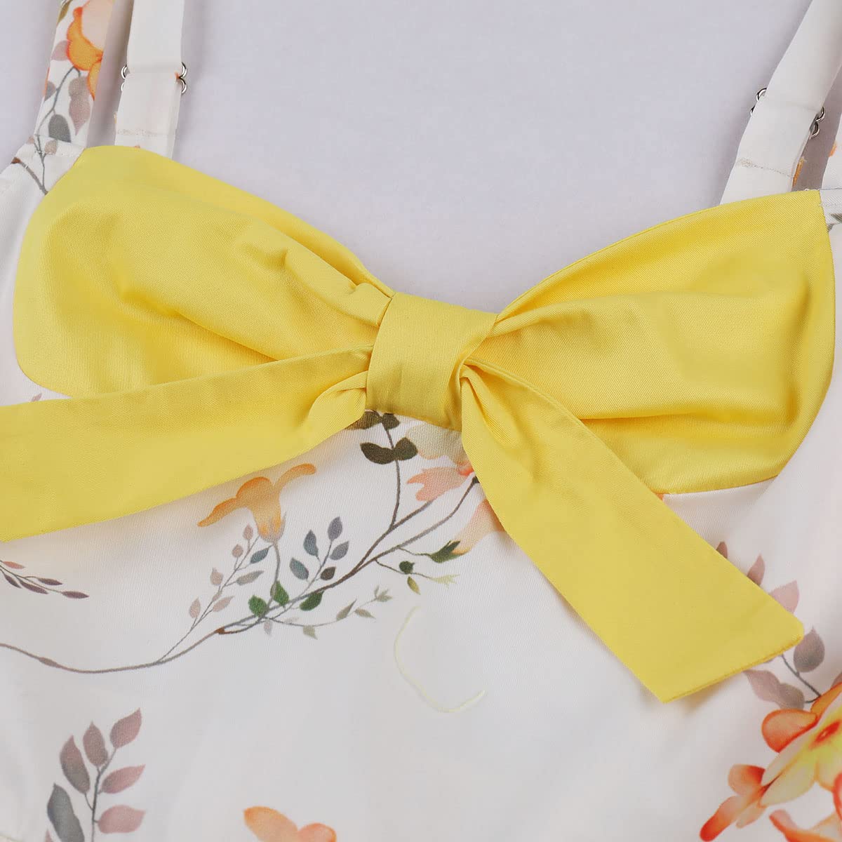 Vintage 1950s Rockabilly Halter Neck Swing Dress for Women - Retro Tea Party & Cocktail Midi Dress | Perfect for 50s Themed Parties, Swing Dancing, and Vintage Fashion Lovers