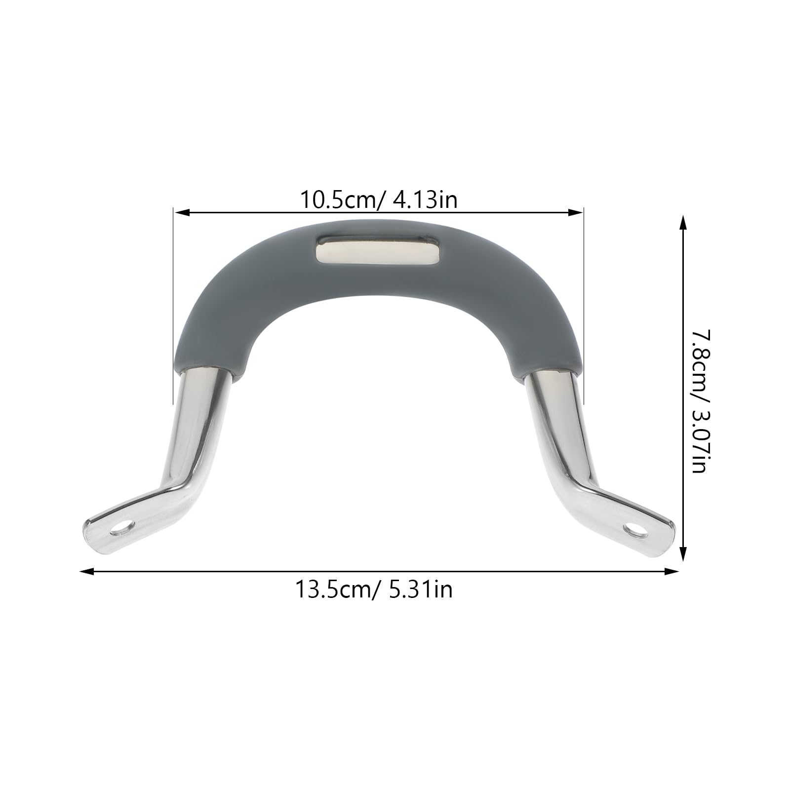 IMIKEYA Heat-Resistant Pot Handle - Stainless Steel Side Handle for Pots, Pans & Woks - Ergonomic & Secure Grip for Cooking, Frying & Stir-Frying