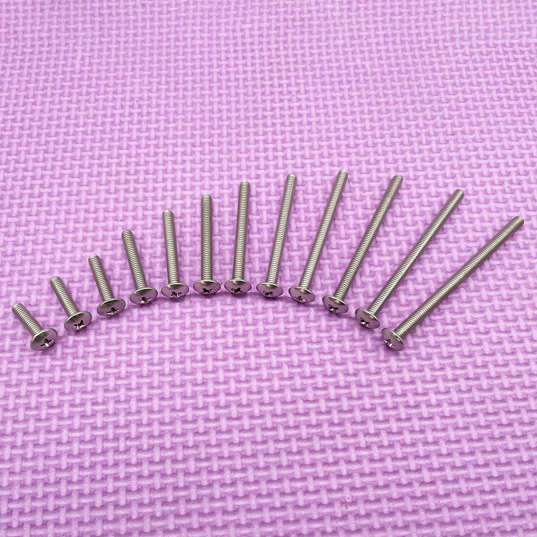 M4 x 50mm Stainless Steel Machine Screws (40-Pack) - Cabinet & Drawer Hardware for Home Improvement
