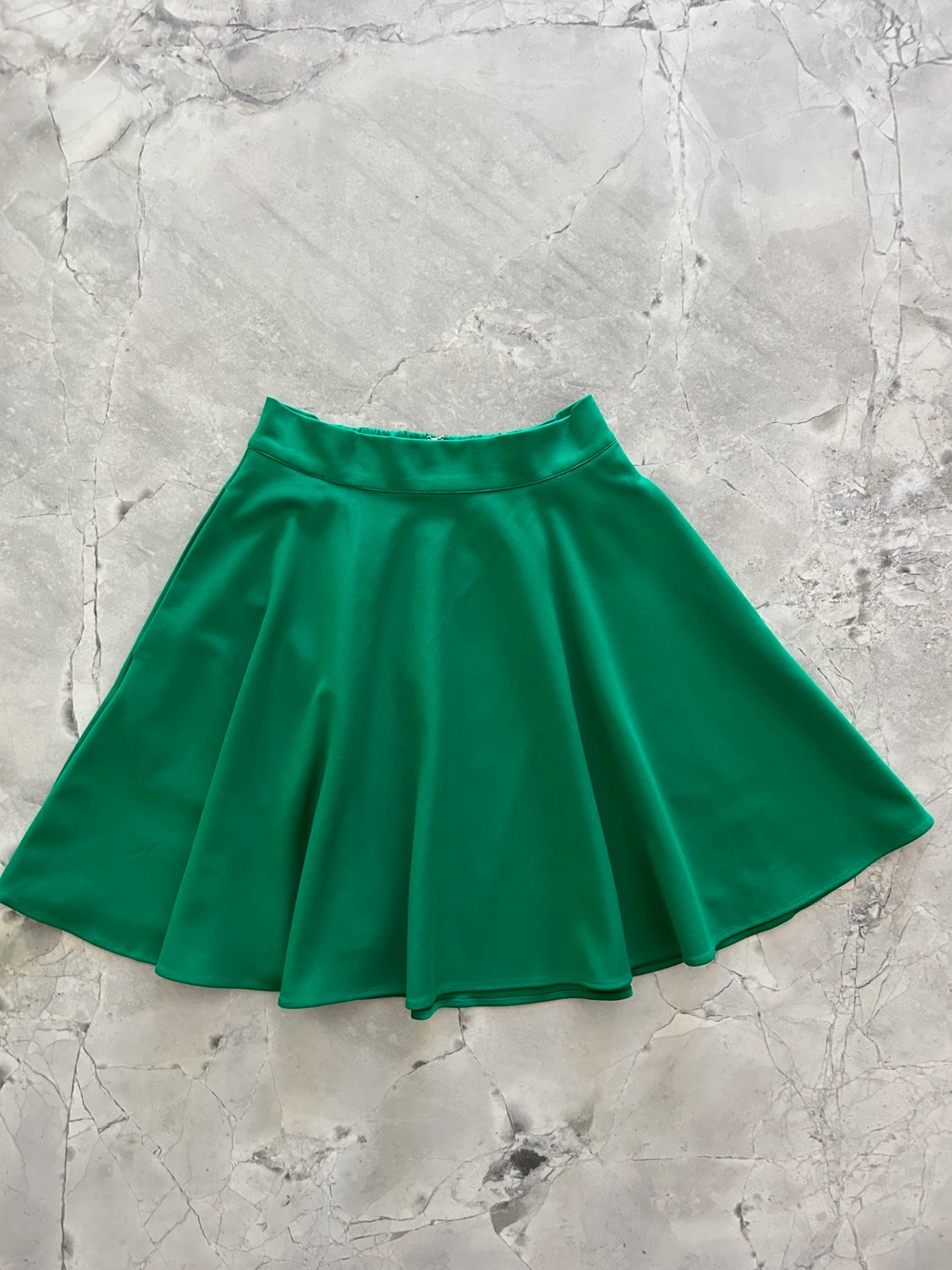 Harper Skater Skirt in Green - Women's Flowy A-Line Mini Skirt for Casual Wear & Summer Outfits | Perfect for Parties, Dates & Everyday Style