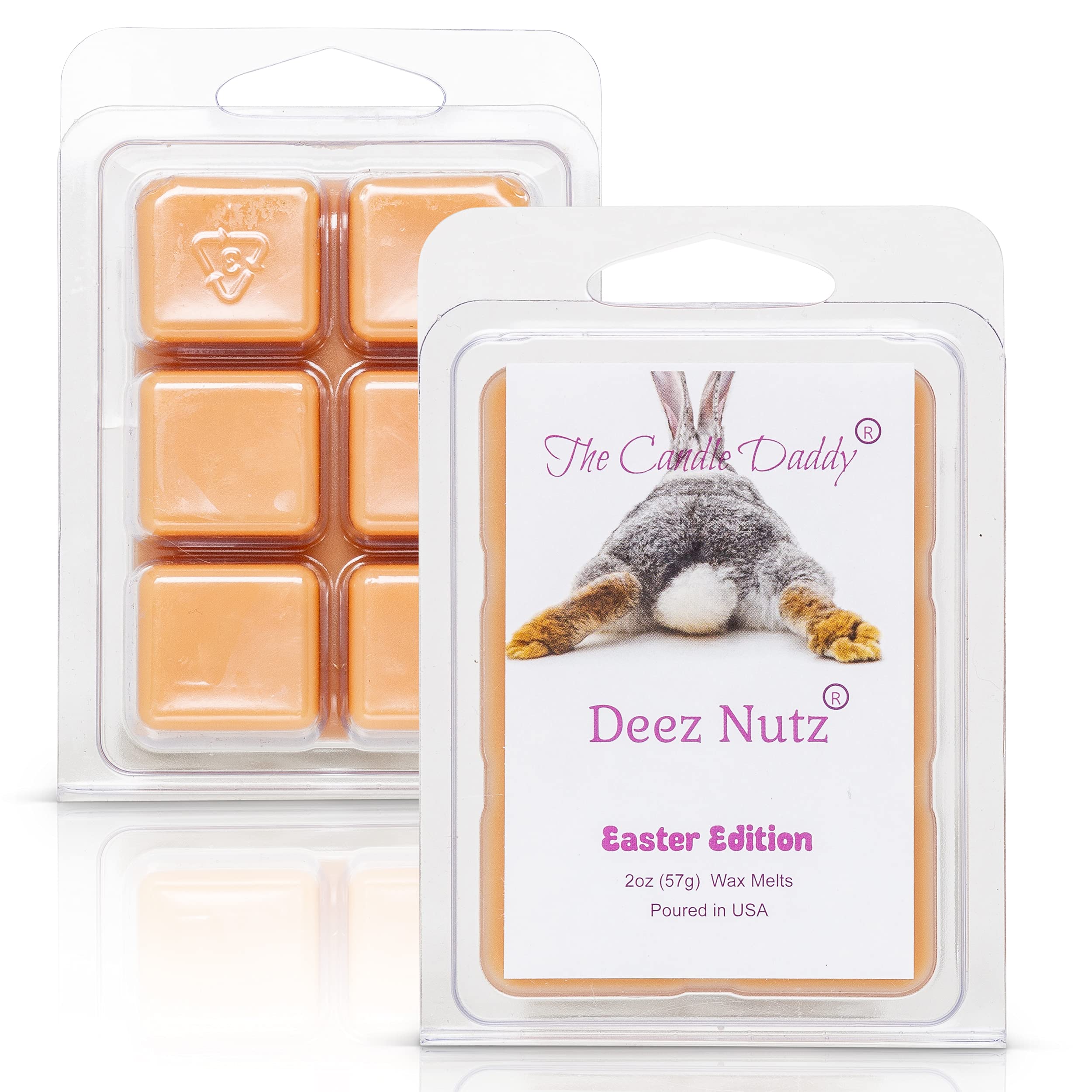 Easter Edition Banana Nut Bread Scented Wax Melts - 2oz (6 Cubes) - Strong Fragrance for Wax Warmers - Perfect for Home, Office & Holiday Decor