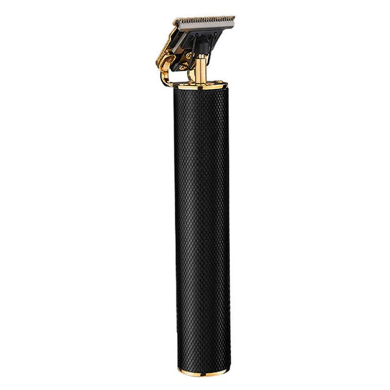 Professional Men's Hair Clippers - USB Rechargeable Electric Hair Trimmer with Metal Body & Lithium Battery - Fast Charging Barber Kit for Home & Salon Use - Perfect for DIY Haircuts, Beard Trimming & Grooming (Black)