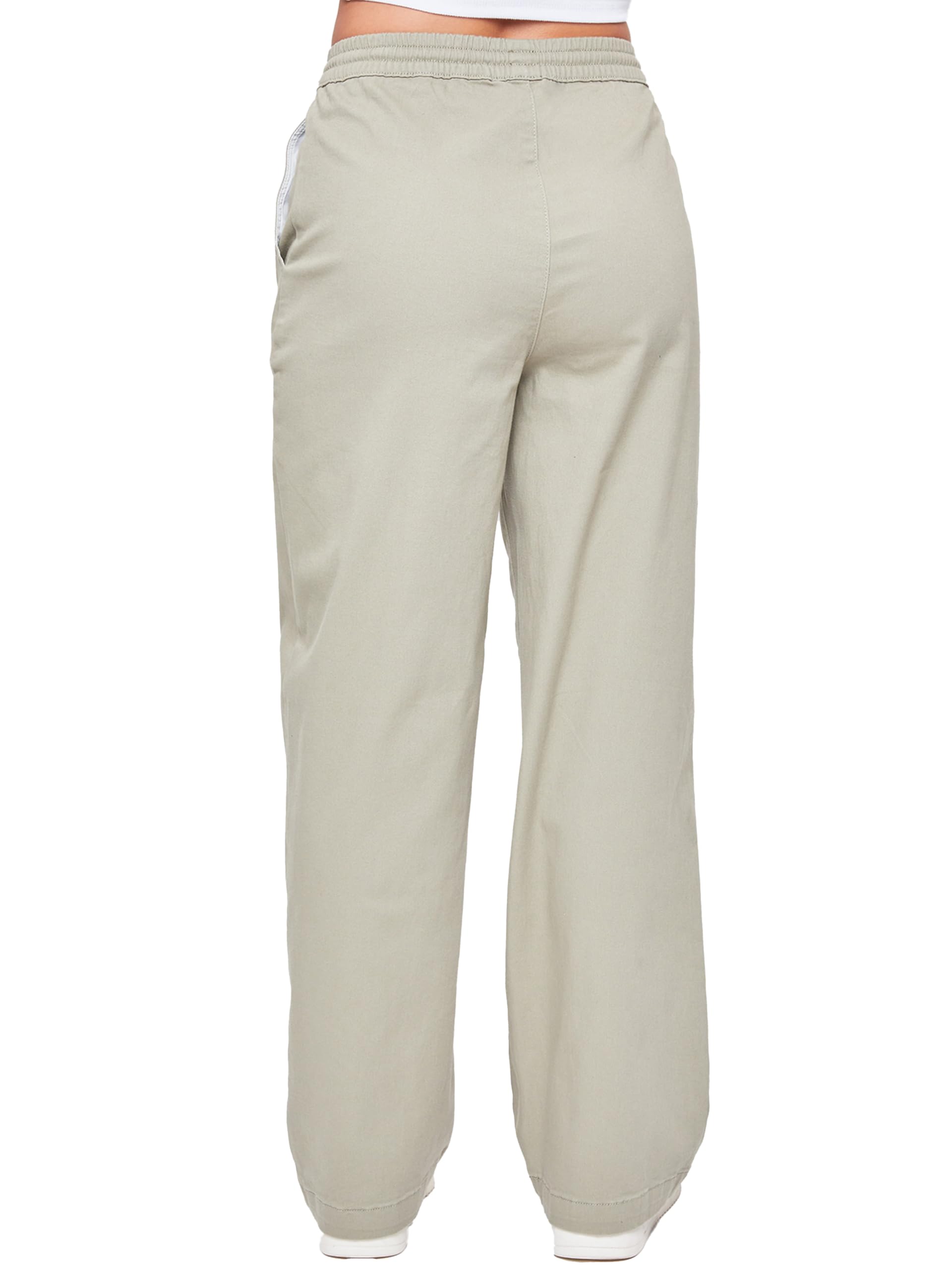 YMI Women's High Waisted Wide Leg Jogger Jeans - Stretchy Comfort Fit Casual Pants for Lounge, Work & Everyday Wear