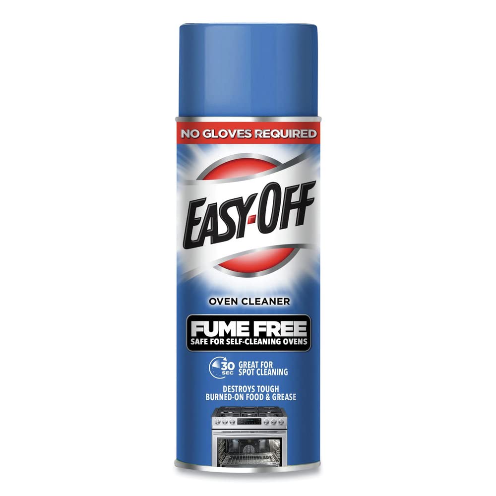 Easy-Off Fume Free Oven Cleaner Spray - Heavy Duty Degreaser for Stoves, Racks & Grills - Safe for Self-Cleaning Ovens - REC 87977 - Perfect for Kitchen Deep Cleaning & Grease Removal