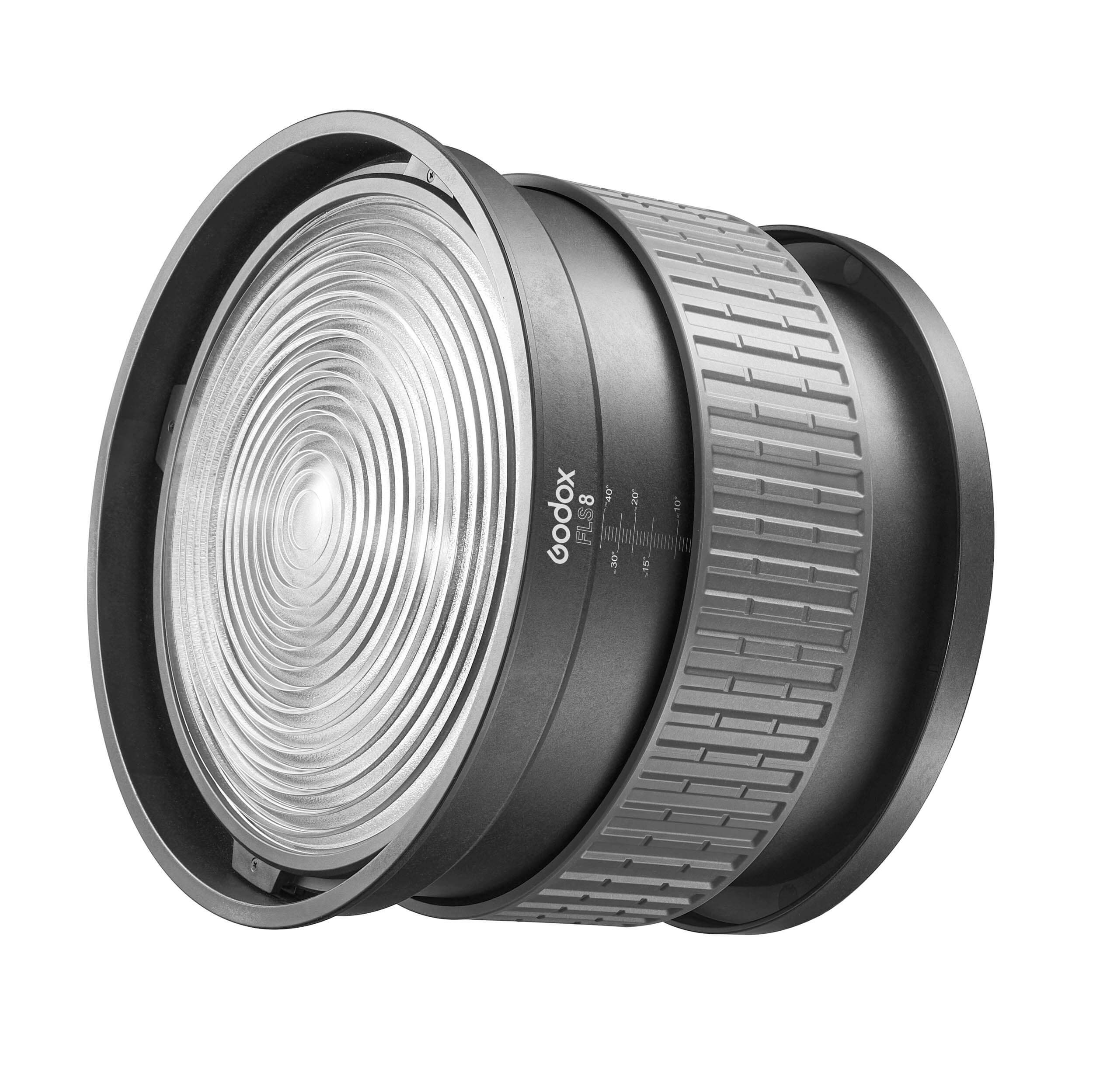 FLS8 8-Inch Fresnel Lens with Bowens S-Type Mount - Perfect for Photography, Videography, and Studio Lighting Equipment