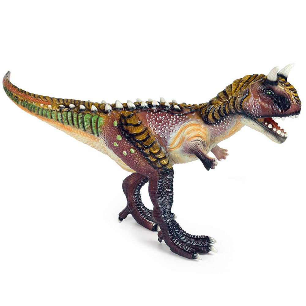 DJLAV Carnotaurus Dinosaur Toy - Realistic Hand-Painted PVC Animal Model for Kids, Wild Animal Figures Collection, Party Decor & Educational Play | Perfect for Birthday Gifts, Classroom Learning & Dinosaur Theme Parties