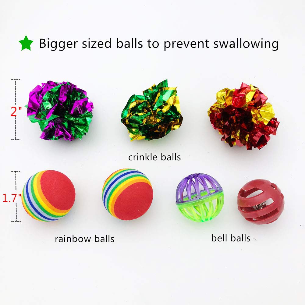 24-Piece Cat Toys Variety Pack - Interactive Wand, 3-Way Tunnel, Catnip Fish & Mouse, Crinkle Balls, Feather & Chew Toys - Deluxe Kitten Play Set for Indoor Cats | Perfect for Christmas Gifts, Birthday Presents & Playtime Stimulation