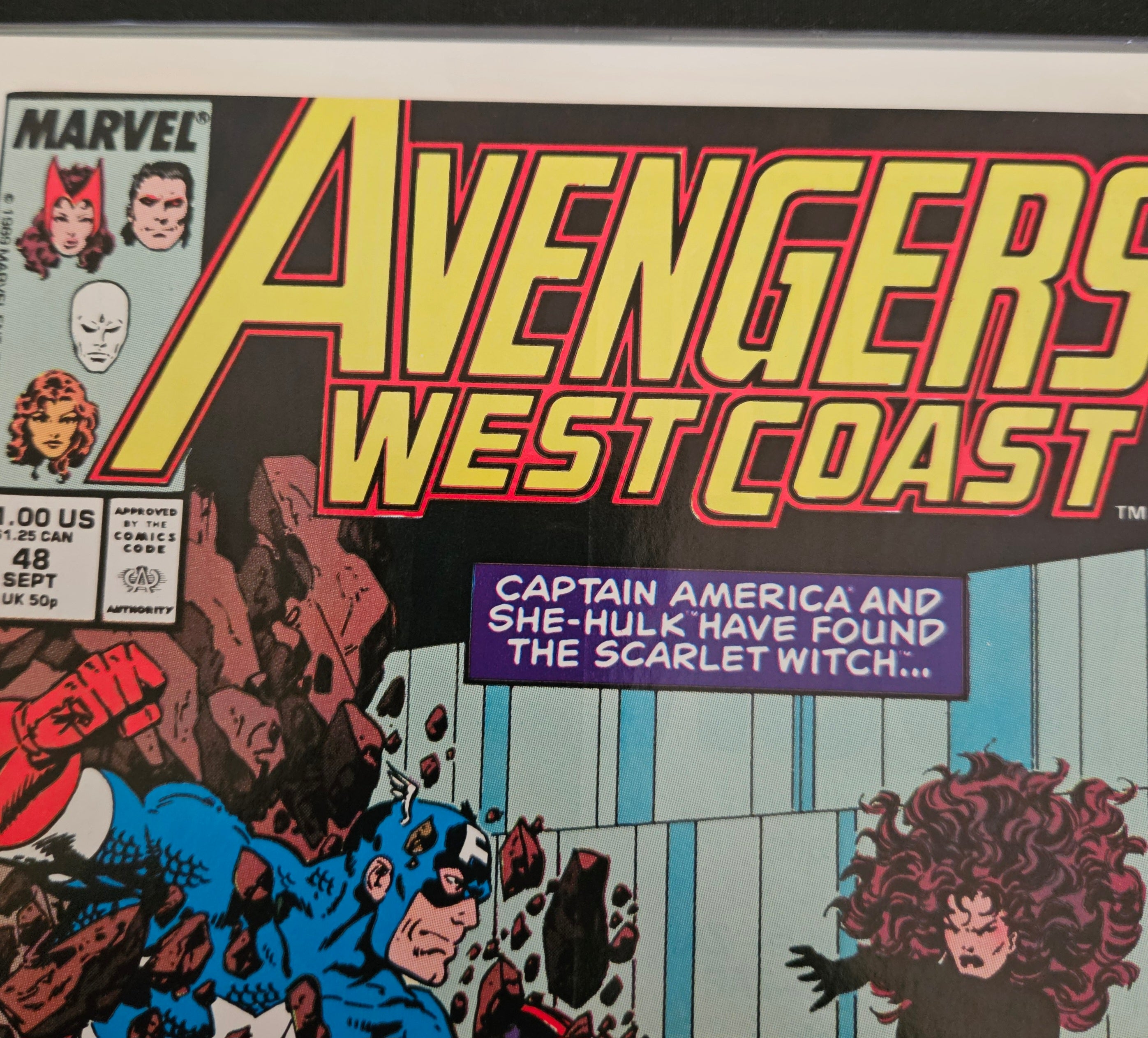 Marvel Comic Book The West Coast Avengers #48 Near Mint (NM) Condition - 1993 Collector's Edition | Perfect for Comic Book Enthusiasts & Marvel Fans