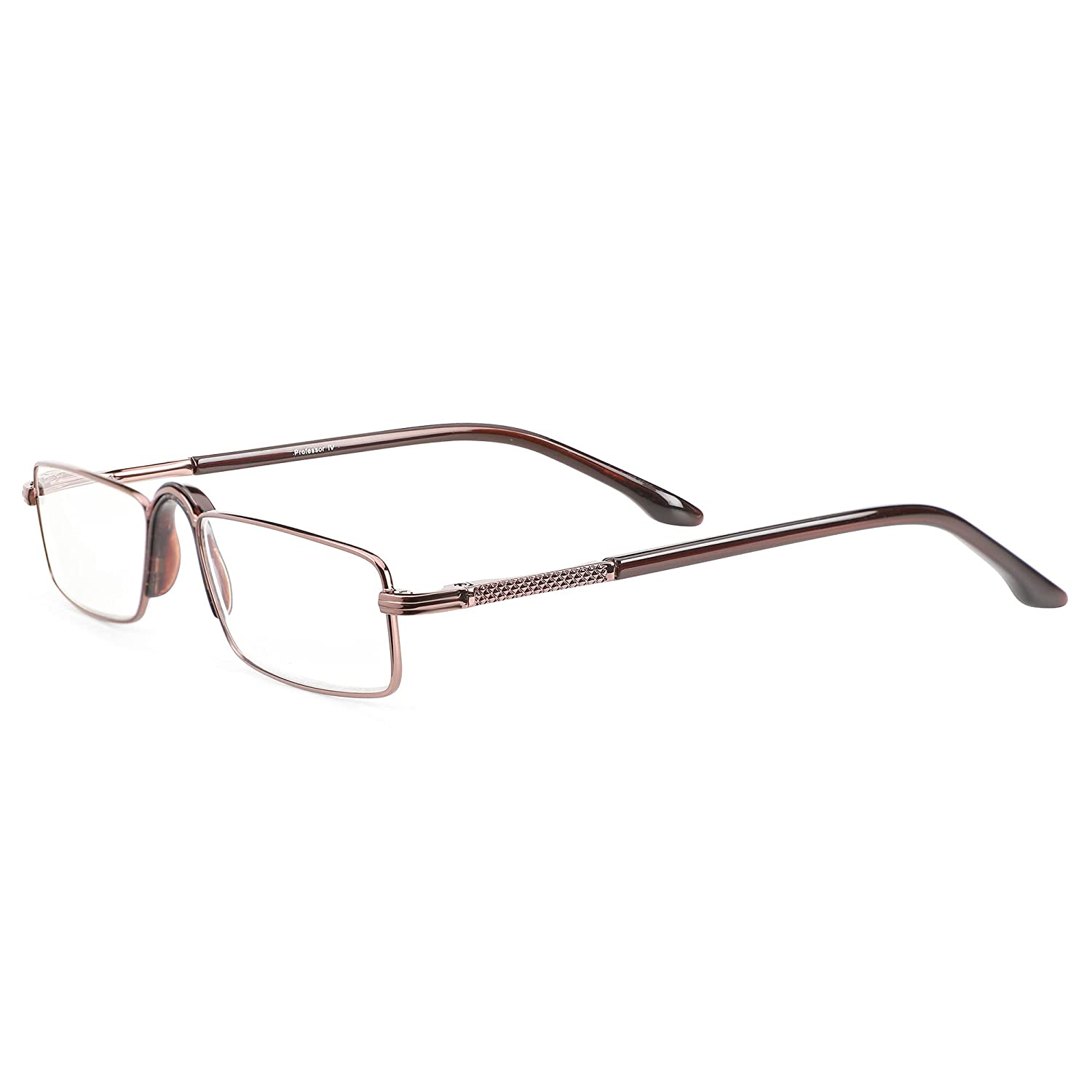 Premium Full Rim Reading Glasses with Fixed Nose Pad - Comfortable & Stylish for Reading, Computer Work & Daily Use