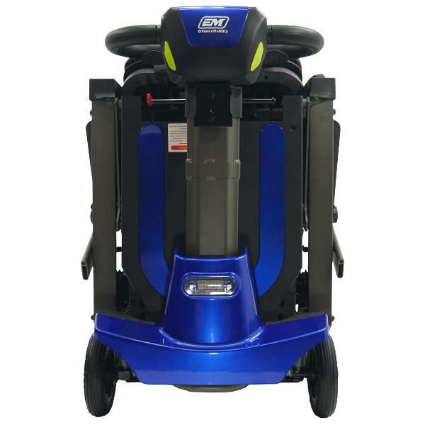 Mojo Manual Folding Scooter - Lightweight & Portable Mobility Aid for Adults & Seniors - Perfect for Travel, Shopping & Outdoor Activities