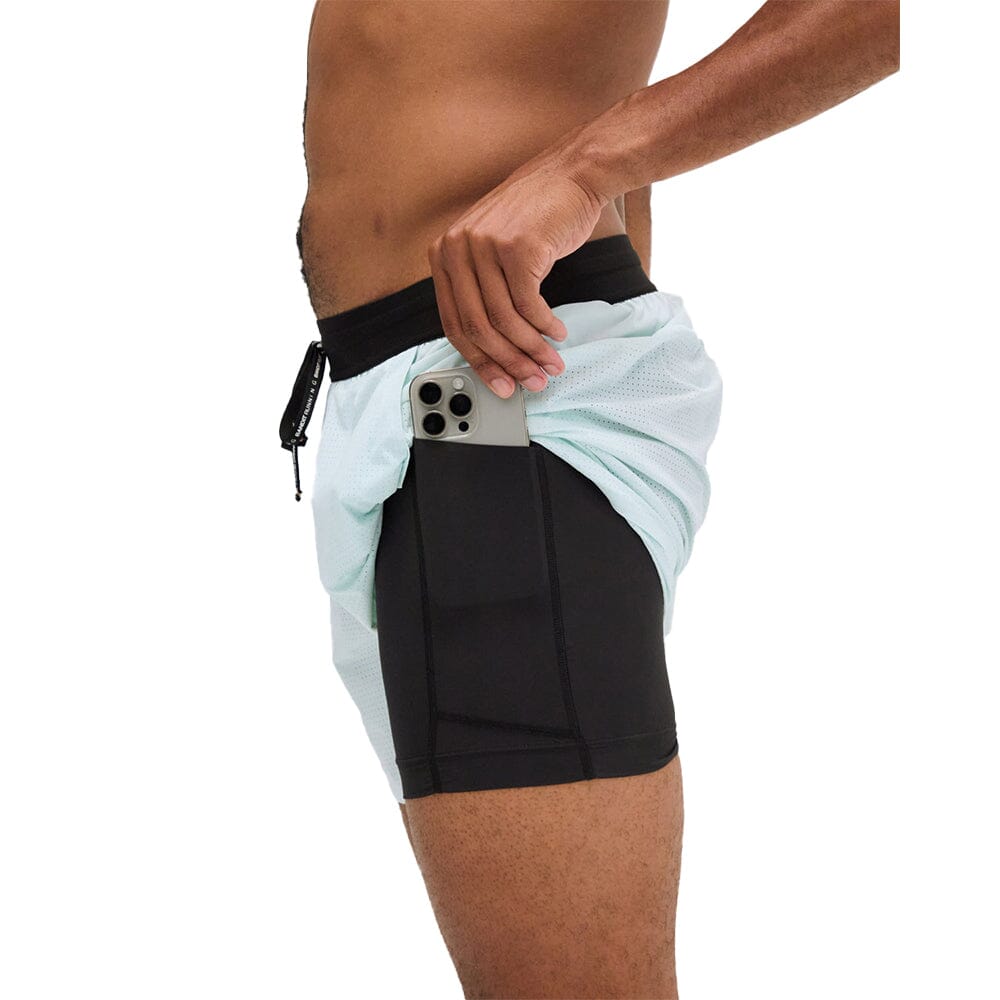 Bandit Running Men's Vento™ 5 Training Shorts - Lightweight Breathable Running Shorts for Men with Pockets - Perfect for Gym Workouts, Jogging & Outdoor Activities
