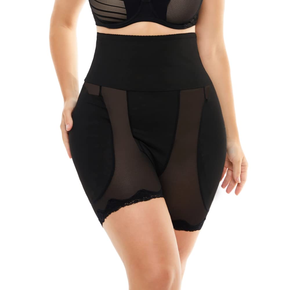 Finlin Women's Tummy Control Shapewear - High Waist Butt Lifter Seamless Hip Enhancer Panties with Thigh Slimming - Perfect for Everyday Wear, Special Occasions & Postpartum Recovery