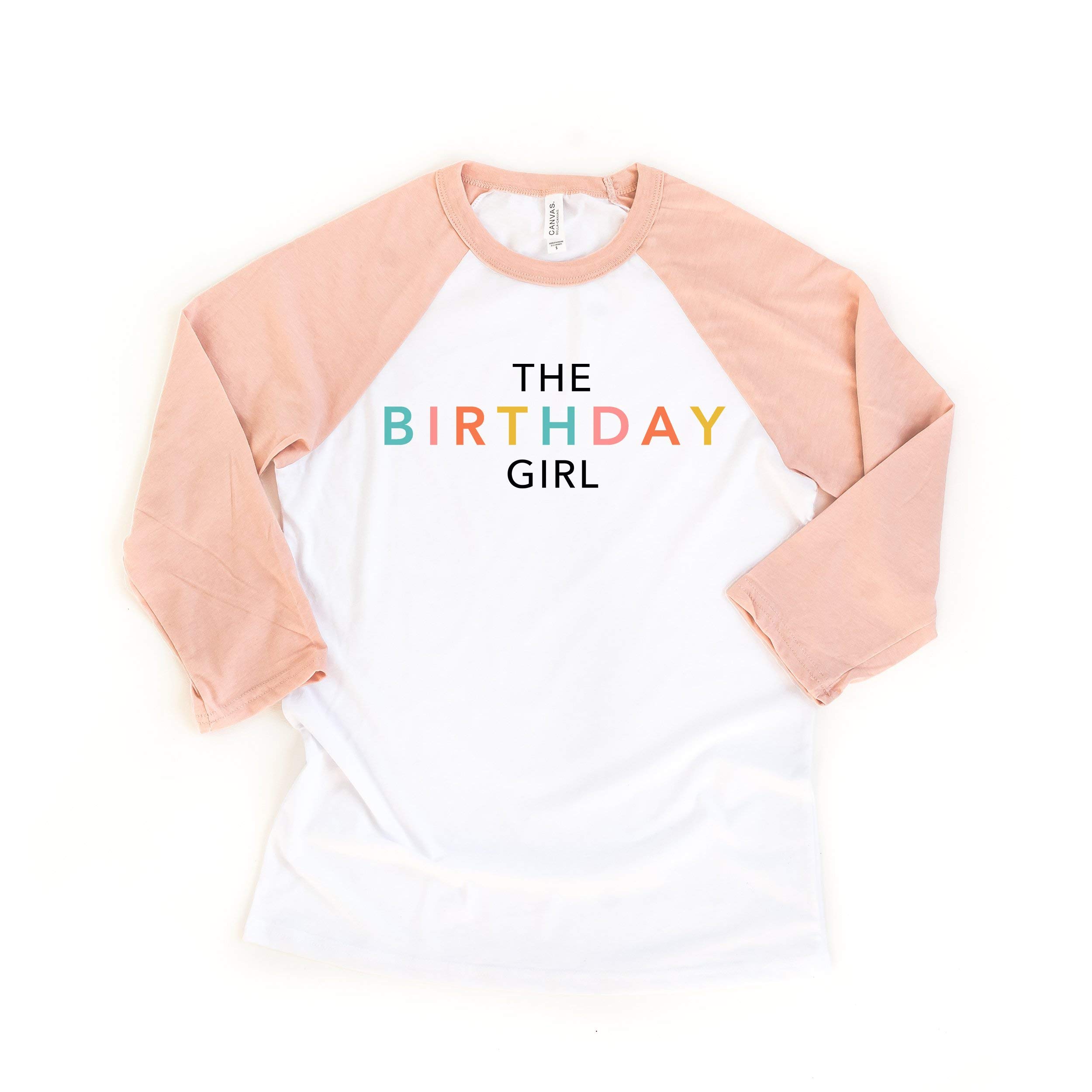 Birthday Girl Toddler Raglan Tee - Cute & Comfortable Birthday Outfit for Girls - Perfect for Birthday Parties, Photo Shoots & Special Celebrations