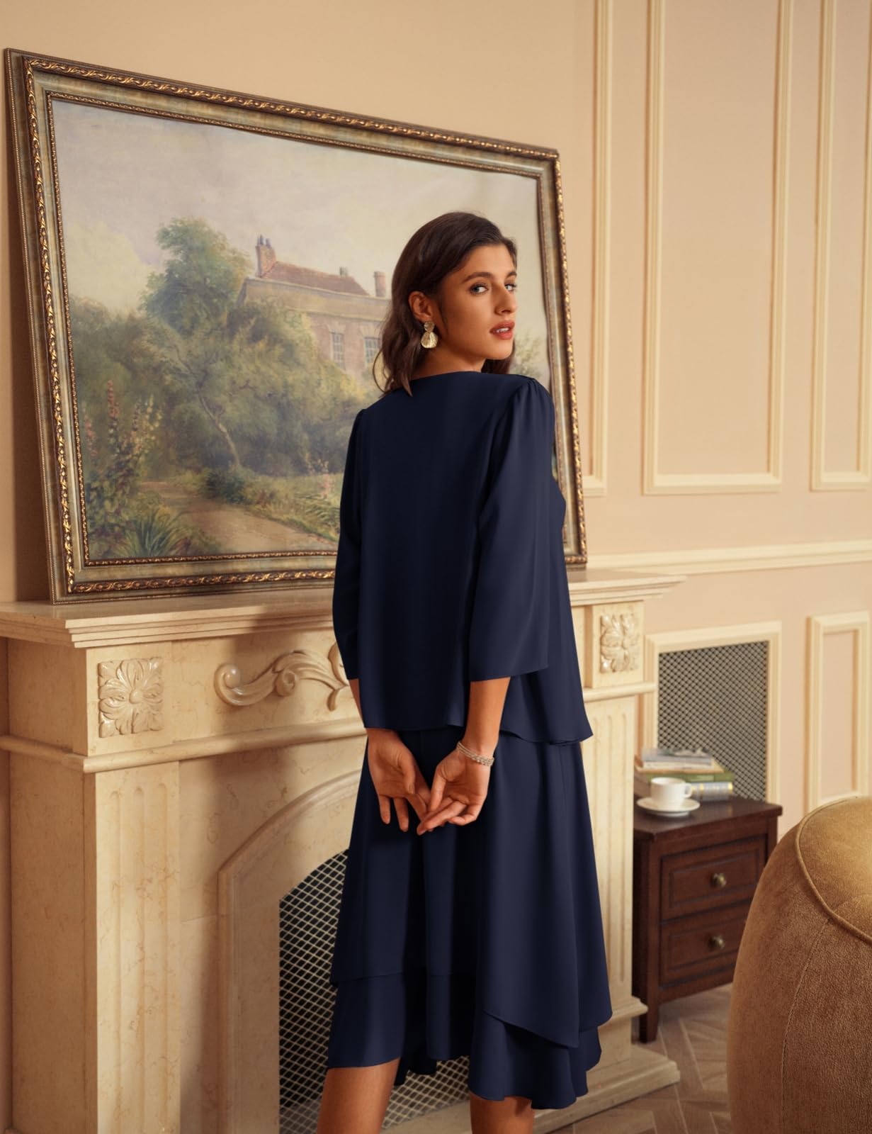 GRACE KARIN Women's Formal Party Dresses 2025 | Elegant Mother of The Bride & Wedding Guest Dress with Jacket | Perfect for Weddings, Galas & Special Occasions