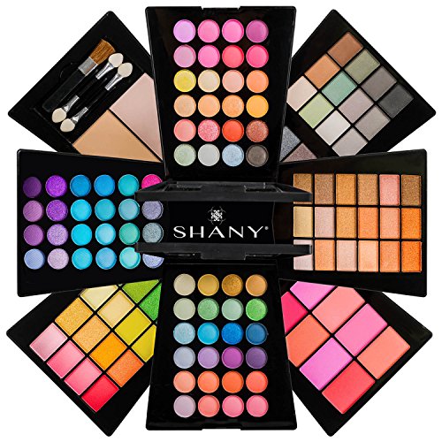 SHANY Beauty All-in-One Makeup Palette with 12 Eyeshadows, 6 Face Powders & 4 Blushes - Professional Cosmetic Kit for Contouring, Highlighting & Everyday Makeup - Perfect for Bridal, Party & Office Looks