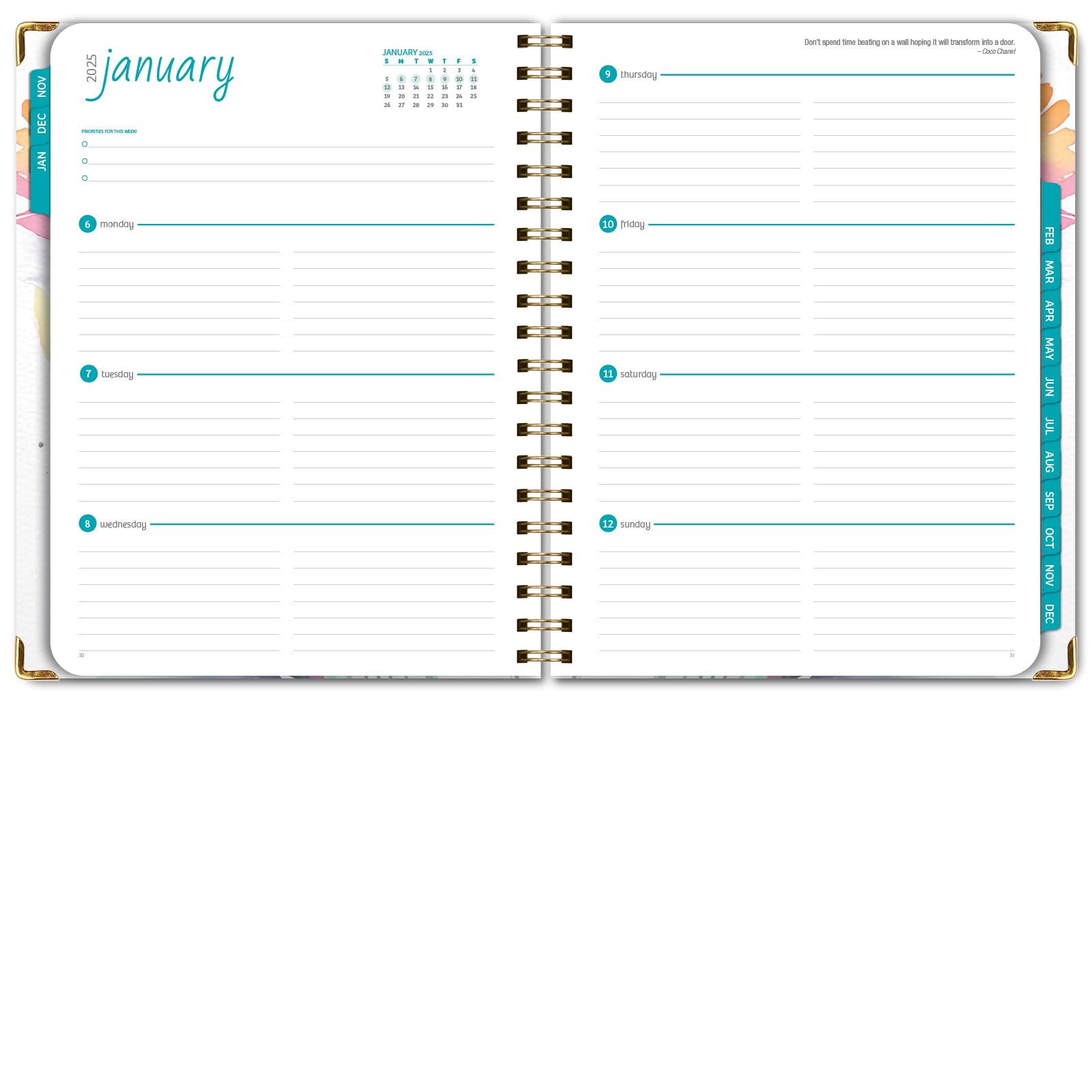 2025 Hardcover Planner 8.5