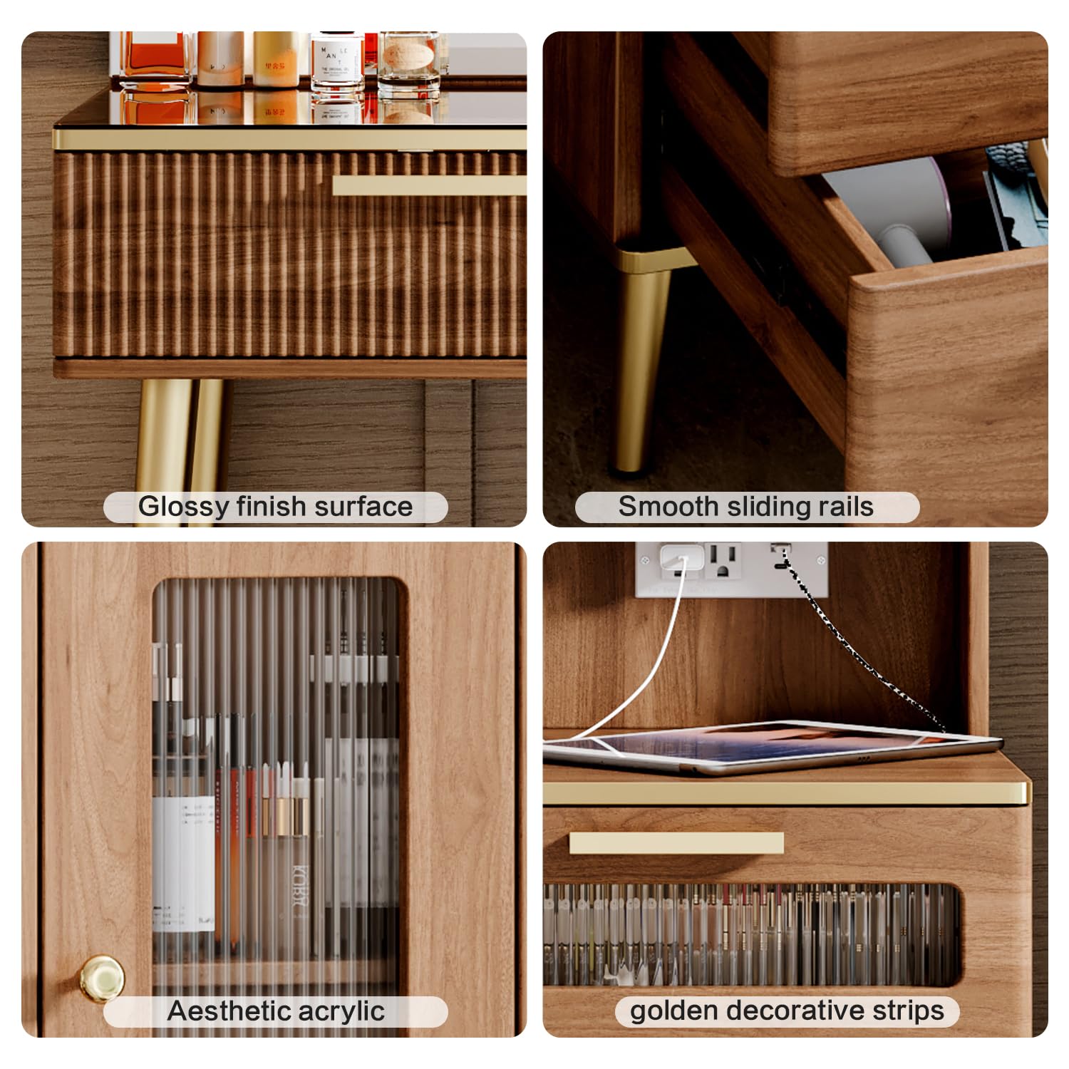 Modern Vanity Desk with 29.53
