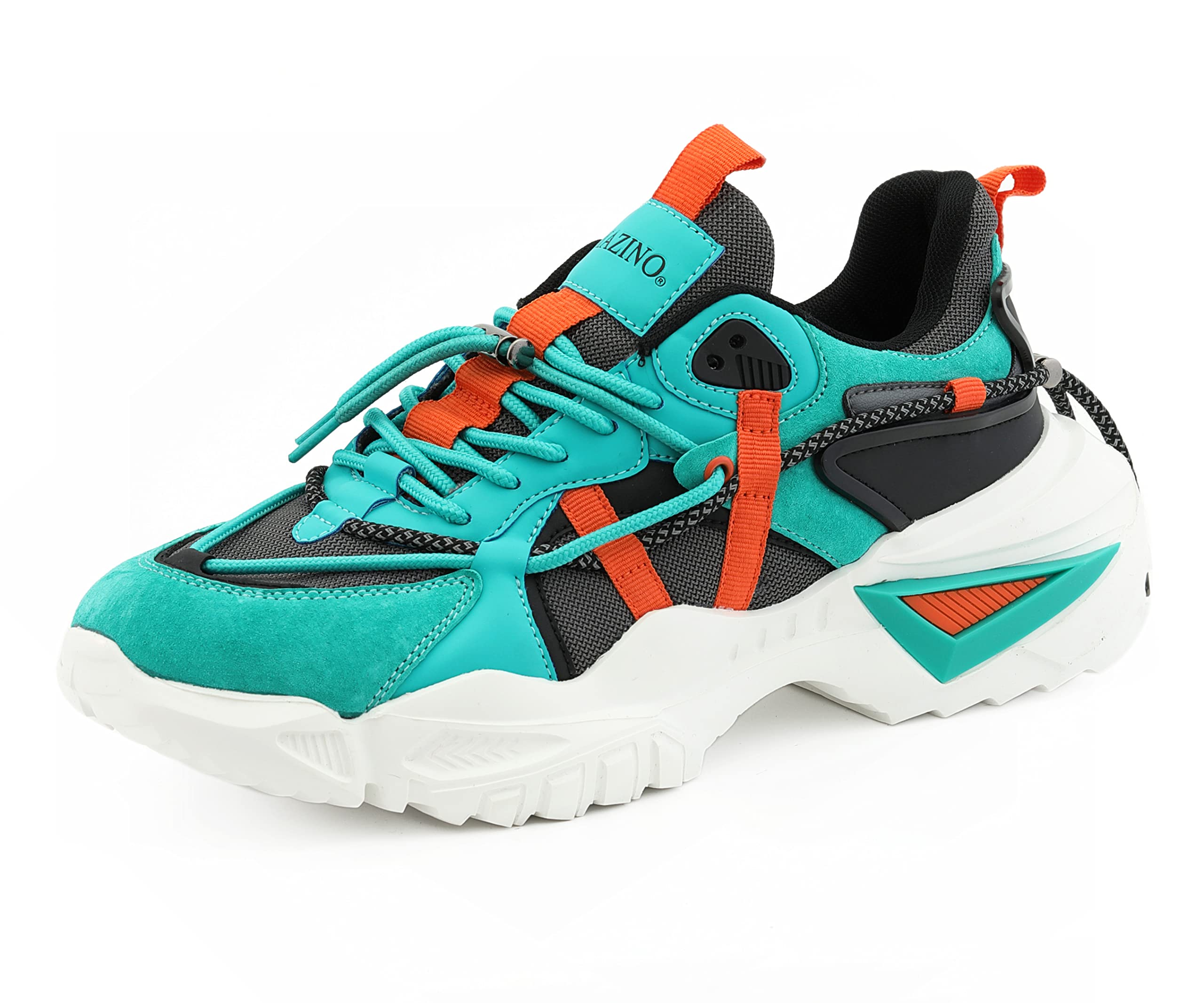 Mazino Oasis Men's Chunky Sneakers - Trendy Athleisure Casual Shoes for Walking, Gym & Streetwear Fashion