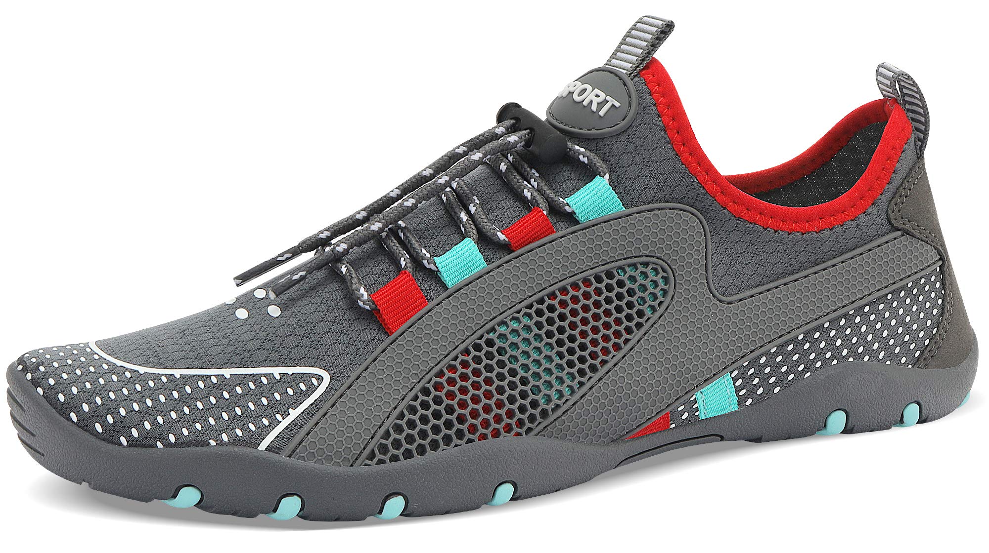 **WYHAN Men's & Women's Quick-Dry Water Shoes - Barefoot Aqua Socks for Beach, Swim, Surf, Pool, Yoga & Outdoor Activities | Lightweight & Comfortable for Sports & Travel**