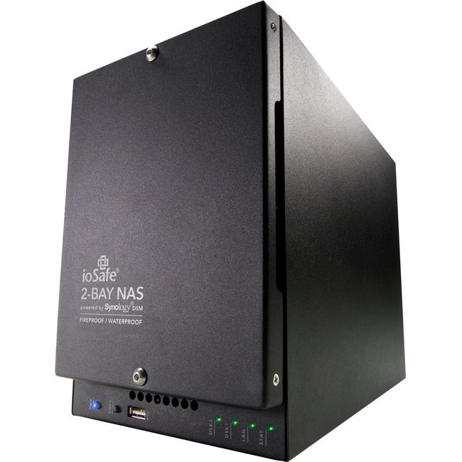 218 NAS 12TB Enterprise 6TBx2 Fireproof Waterproof External Hard Drive with 2-Year Warranty - Ideal for Data Backup, Home & Office Storage