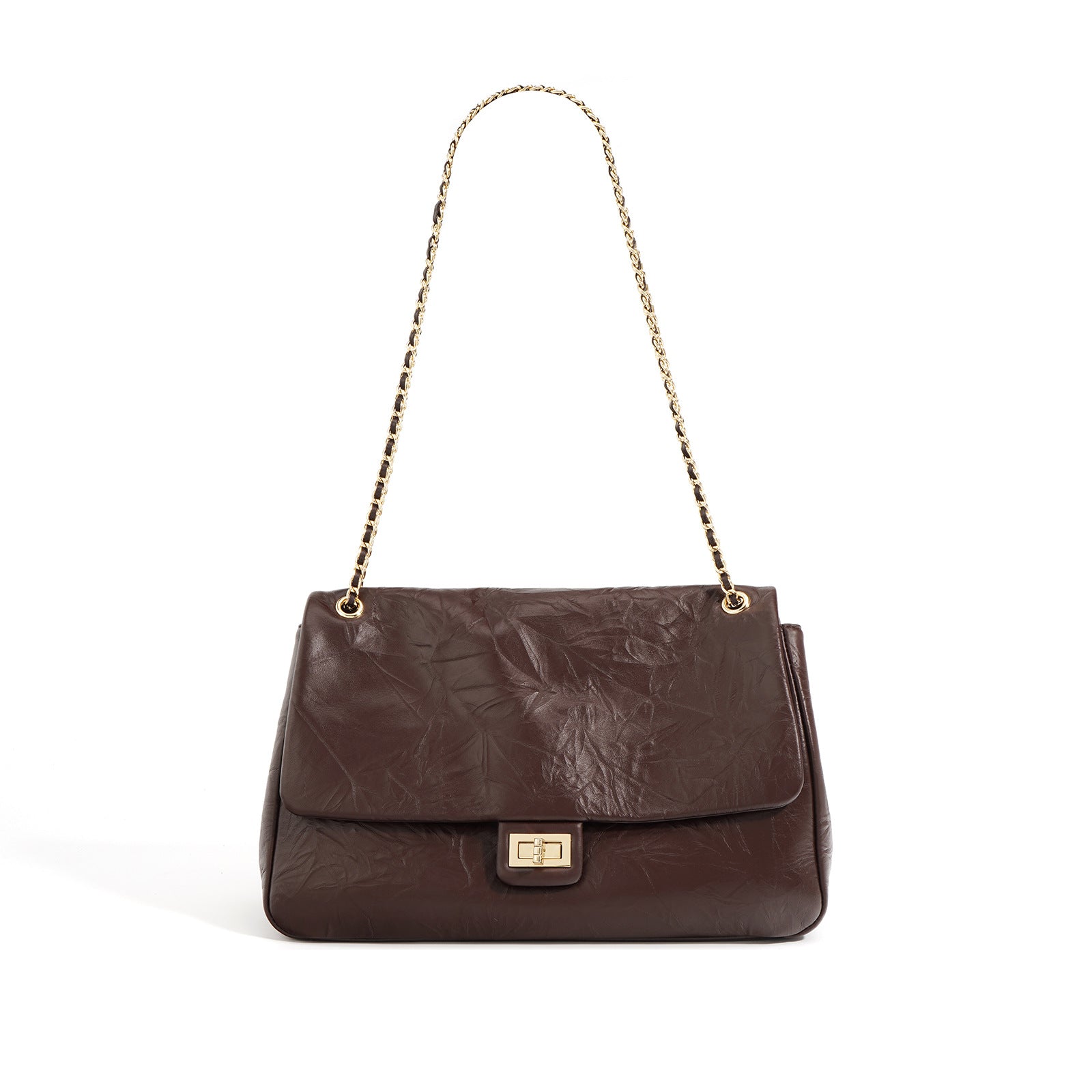Soft Chain Strap Shoulder Bag for Women - Stylish Crossbody Purse with Adjustable Leather Strap, Perfect for Work, Travel & Evening Out