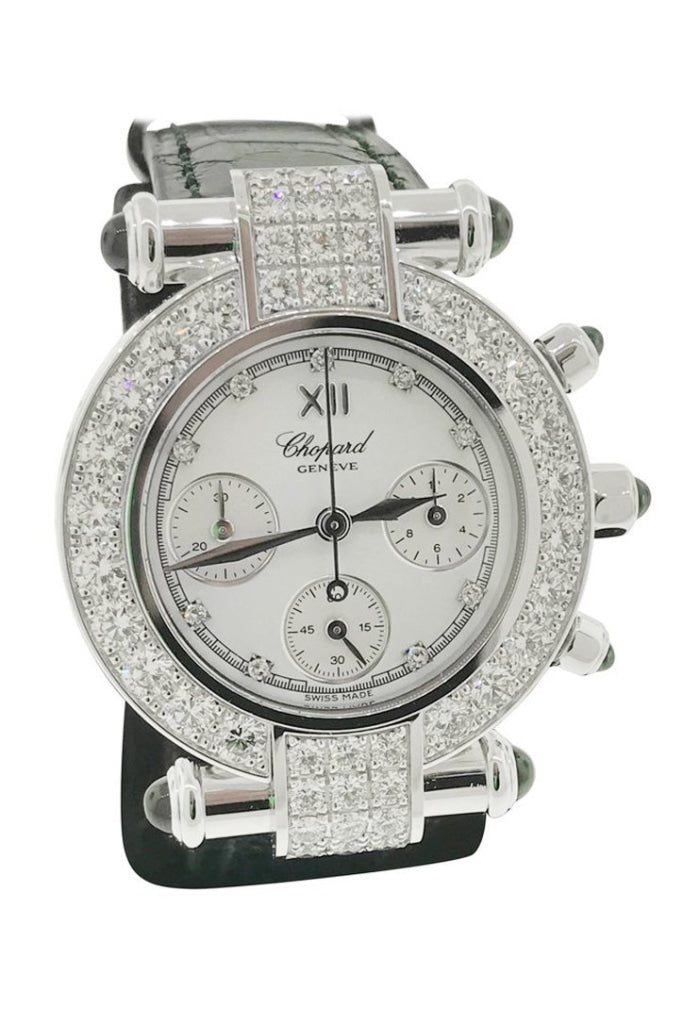 Chopard Imperiale Ladies Watch - 18K White Gold & Diamond Chronograph 383168-1025 | Luxury Women's Watch for Gifts & Special Occasions