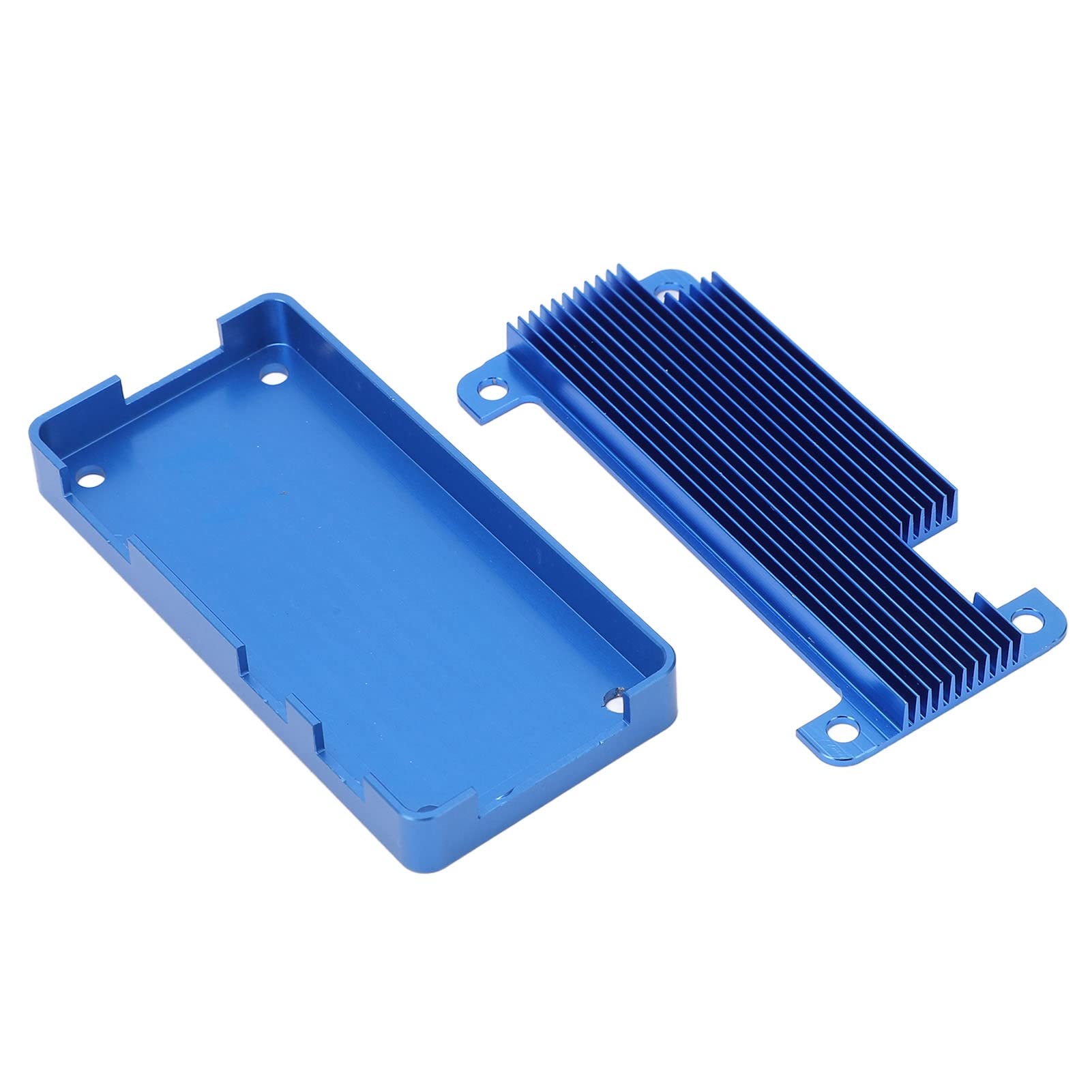 Micro Computer Passive Cooling Case - CNC Aluminum Enclosure for Efficient Heat Dissipation (2W) | Ideal for Home Office, Gaming & Media Centers